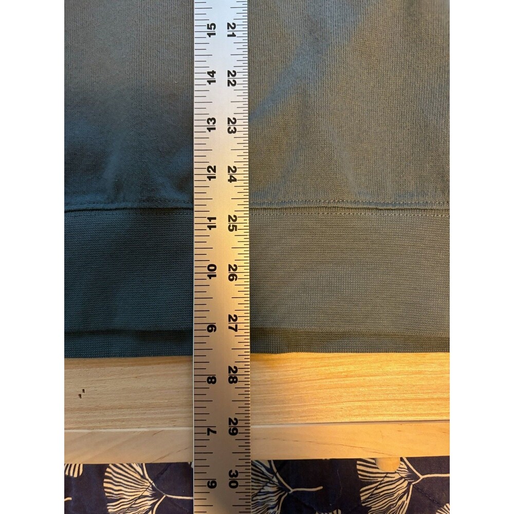 L.L.Bean Men's XL Traditional Fit Striped Rugby Mock Neck Cotton Pullover Shirt - Picture 7 of 7